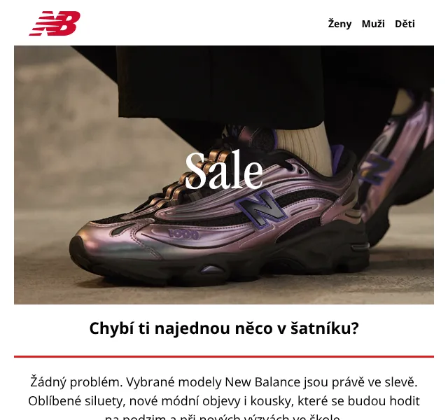New Balance: slevy na podzimní kolekci – září 2026