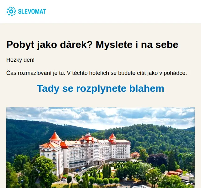 Slevomat: Pobyty v luxusních hotelech a wellness – červen 2026 | Nuslet.cz