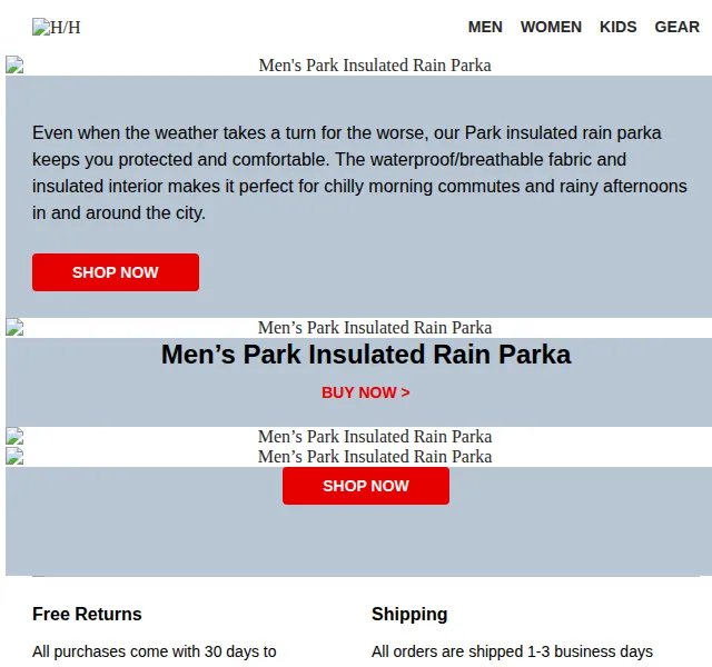 Helly Hansen: Park Insulated Rain Parka – červen 2026 | Nuslet.cz