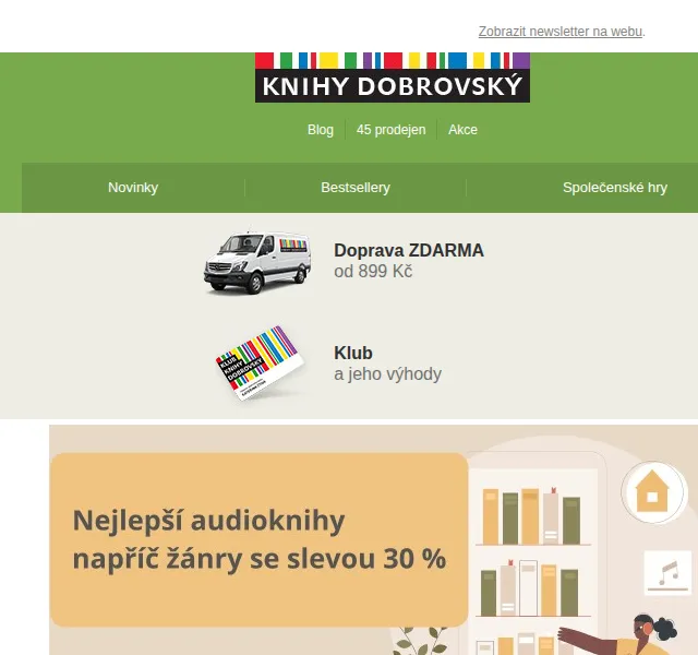 KnihyDobrovsky.cz: Audioknihy o 30 % levněji – červen 2026 | Nuslet.cz