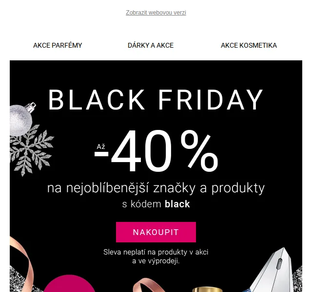 Notino: BLACK FRIDAY slevy až 40 % – červen 2026 | Nuslet.cz