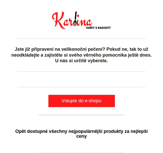 Karlina CZ: Opět dostupné nejpopulárnější produkty – červen 2026 | Nuslet.cz