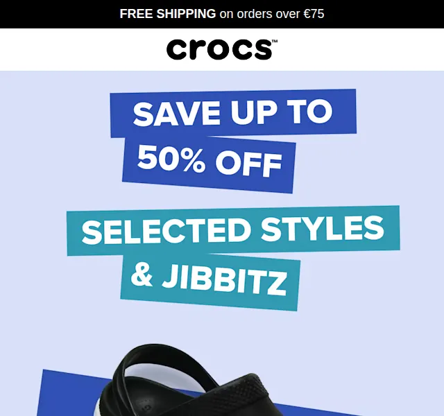 Crocs: 50% sleva na vybrané modely – červen 2026 | Nuslet.cz
