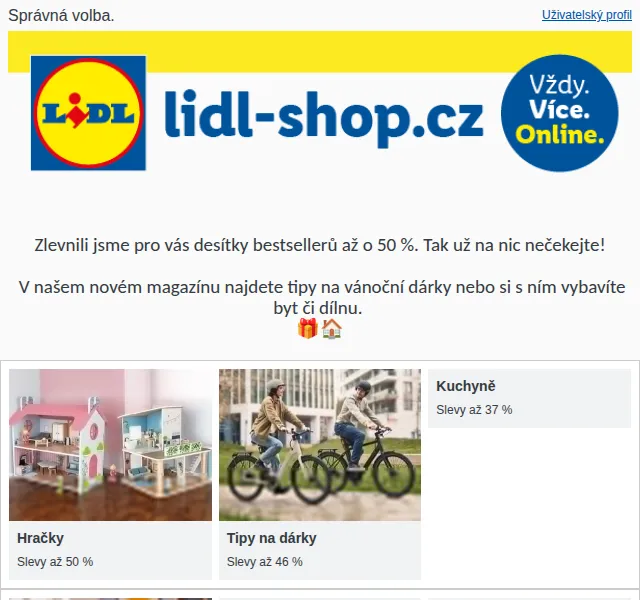 Lidl: Prosincový magazín se slevami až 50 % – červen 2026 | Nuslet.cz