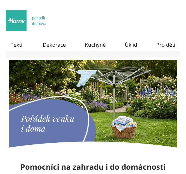 4home.cz: Zahradní nářadí a úklid – srpen 2026 | Nuslet.cz