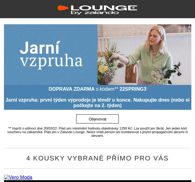 Lounge by Zalando: Vero Moda a Jack & Jones až -75 % – červen 2026 | Nuslet.cz