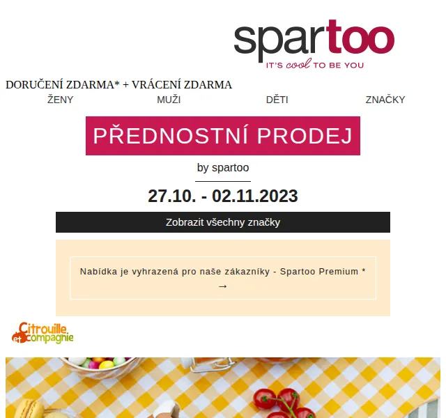 Spartoo: sleva až -50% na Yurban, Citrouille – červen 2026 | Nuslet.cz