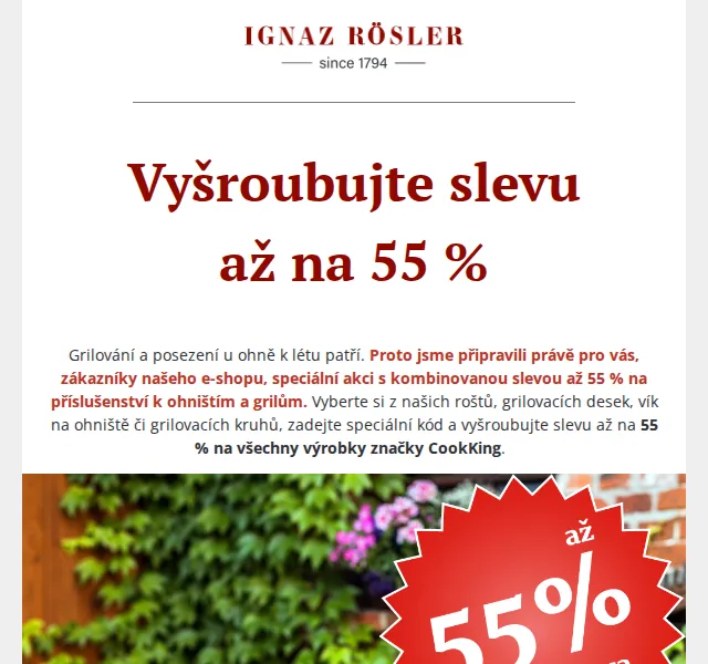 Ignazrosler.cz: Sleva až 55 % na CookKing příslušenství – červen 2026 | Nuslet.cz