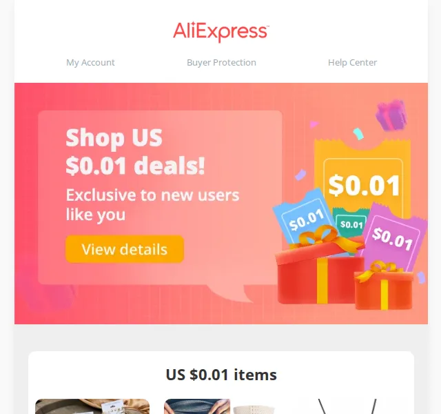 AliExpress: Ušetřete až 99 % – zboží od 0,01 USD – červen 2026 | Nuslet.cz
