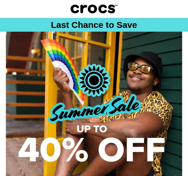 Crocs letní výprodej až 40 % – červen 2026 | Nuslet.cz