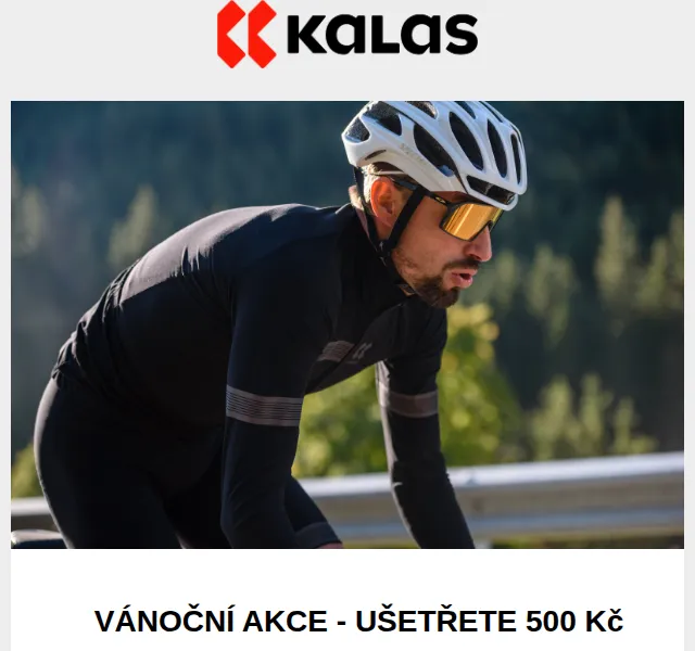 KALAS Sportswear: Sleva 500 Kč na nákup nad 3000 Kč – červen 2026 | Nuslet.cz