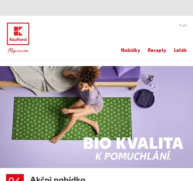 Kaufland: Ložní povlečení, deka a koberec z Bio bavlny – červen 2026 | Nuslet.cz