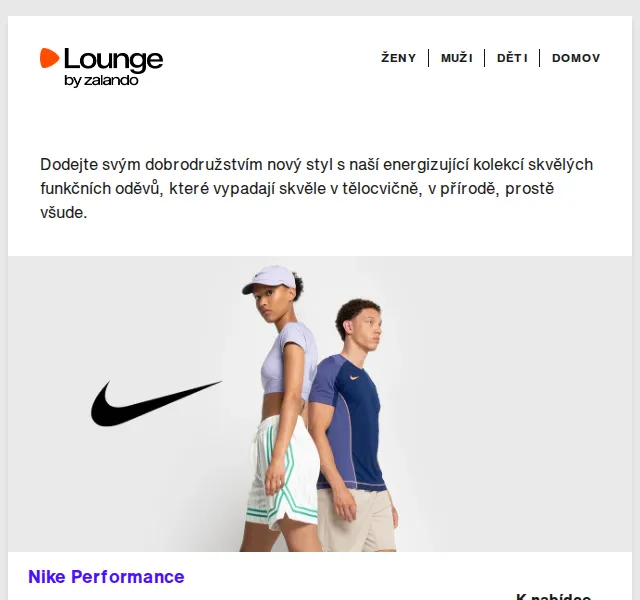 Lounge by Zalando: Sportovní oblečení až -80 % – duben 2026
