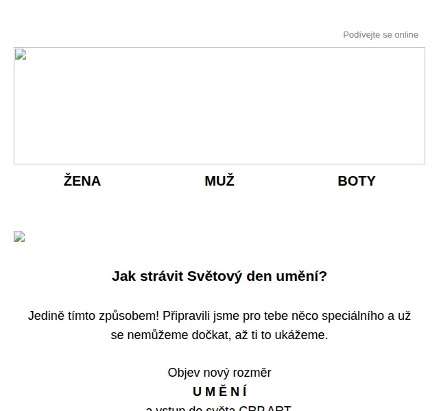 Cropp -20 % na CRP.ART kolekci – červen 2026 | Nuslet.cz