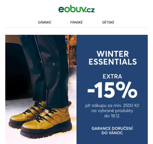 eobuv: Extra 15% sleva na boty – červen 2026 | Nuslet.cz