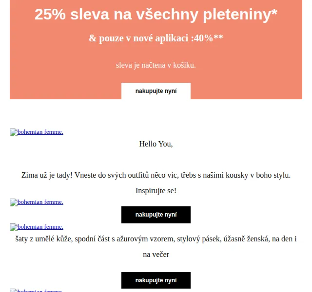 Orsay: 40% na oblečení z pleteniny – červen 2026 | Nuslet.cz
