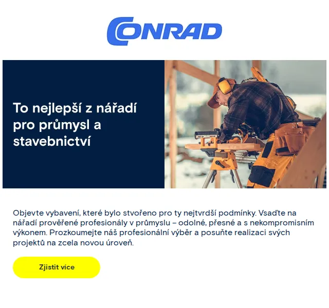 Conrad Electronic: Profesionální dílna – slevy až 50 % na nářadí – červen 2026 | Nuslet.cz
