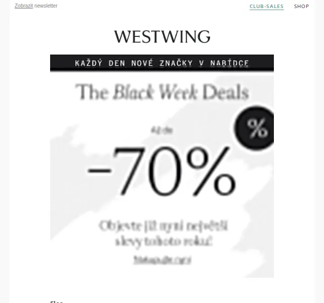 Westwing: Black Week nabídka Flos, RÖSLE, AVOLT – červen 2026 | Nuslet.cz