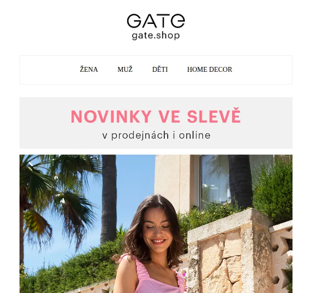 gate.shop: Nové slevy až –50 % na módu – červen 2026 | Nuslet.cz