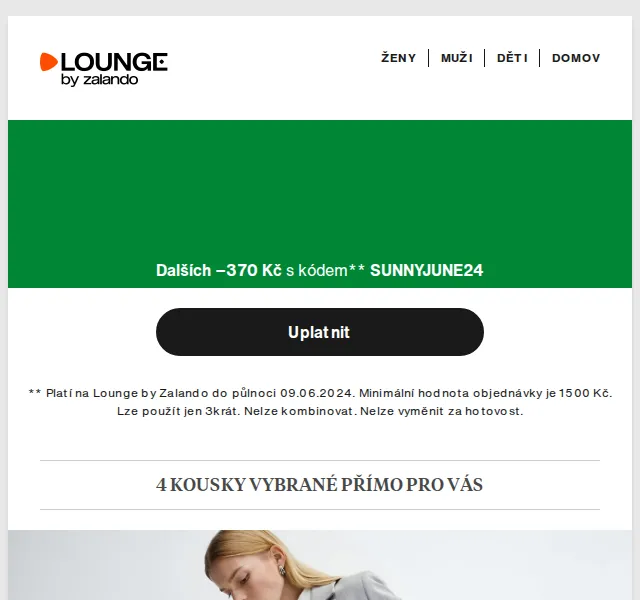 Lounge by Zalando: Sleva až 80 % na Mango, BOSS, Nike – červenec 2026 | Nuslet.cz