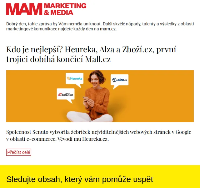 Marketing & Media: Žebříček nejviditelnějších e-commerce webů – červen 2026 | Nuslet.cz