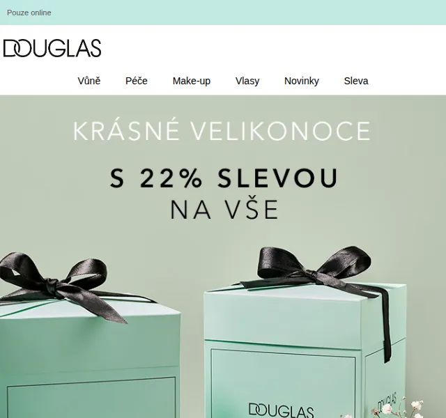 Douglas CZ: 22% sleva na vše – červen 2026 | Nuslet.cz