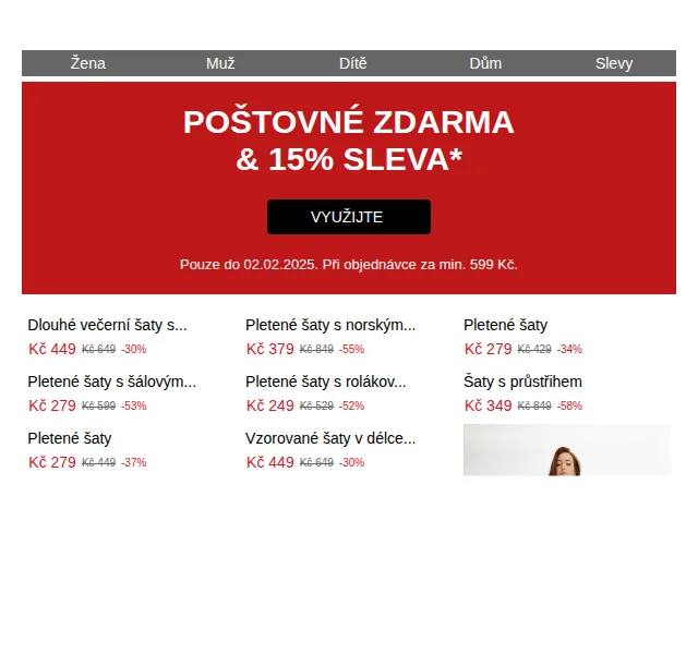 Bonprix: poštovné zdarma a 15% sleva – únor 2025 | Nuslet.cz