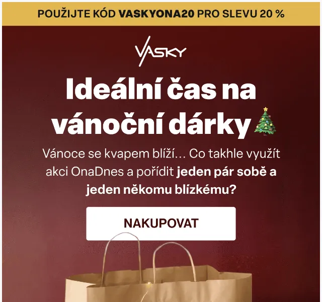 Vasky: Vánoční dárky na poslední chvíli? – červenec 2026 | Nuslet.cz