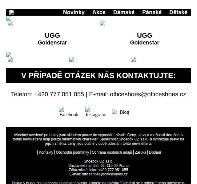 Office Shoes: UGG Goldenstar Sandal – červen 2026 | Nuslet.cz