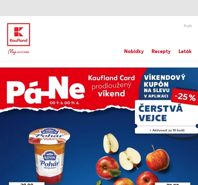 Kaufland: Kaufland Card prodloužený víkend – červen 2023 | Nuslet.cz
