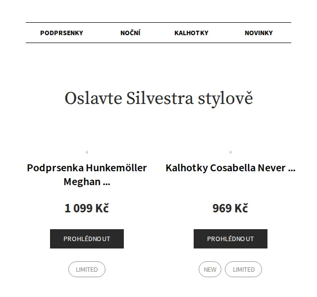 Astratex.cz: Sleva až 60 % na prádlo Hunkemöller – červen 2026 | Nuslet.cz