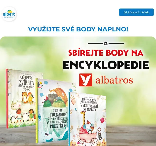 Albert: Sleva až 60 % na dětské encyklopedie – červen 2026 | Nuslet.cz