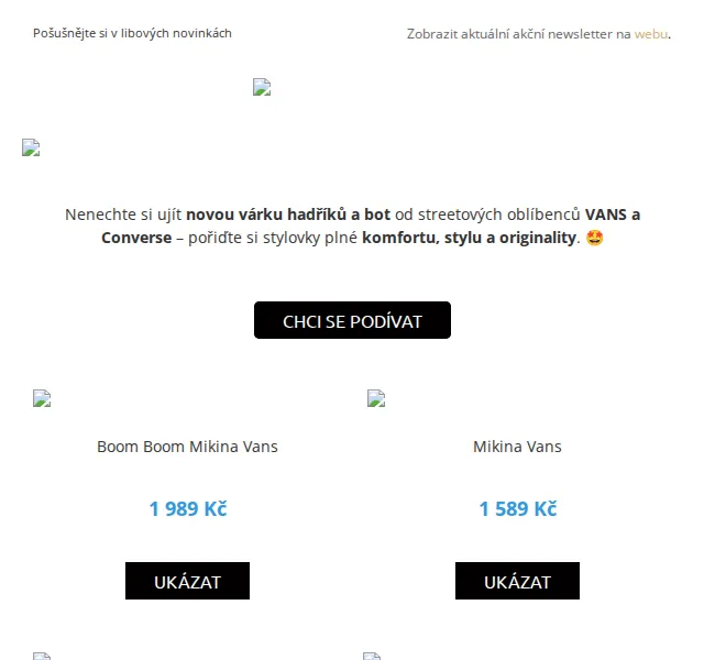 UrbanStore: Nová várka bot VANS a Converse – červen 2026 | Nuslet.cz