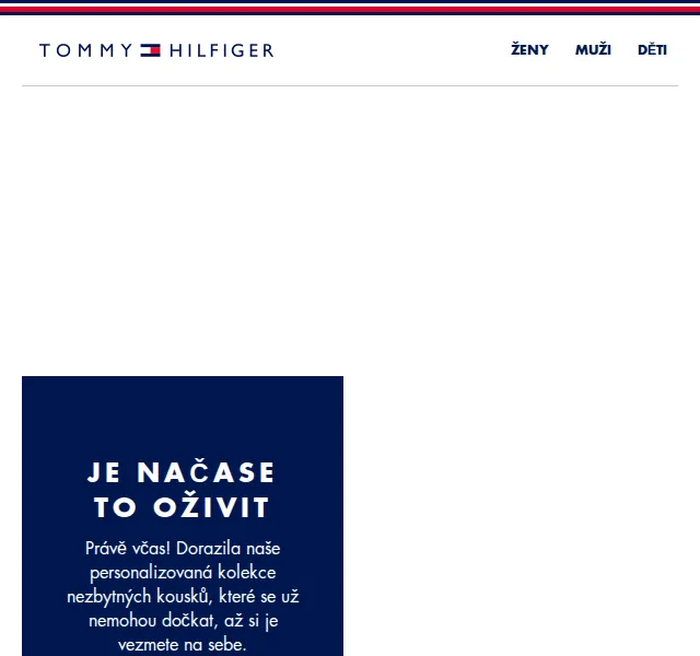 Tommy Hilfiger: Nová kolekce oblečení – červen 2026 | Nuslet.cz