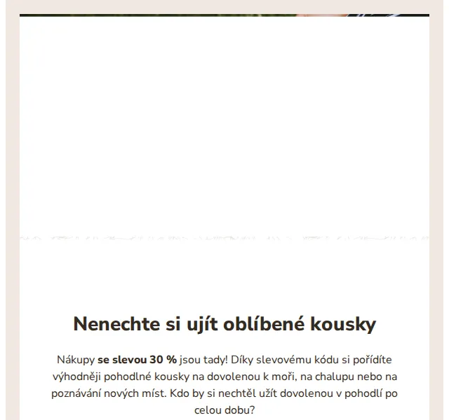 Ovečkárna: Sleva 30 % na letní nákupy – červen 2026 | Nuslet.cz