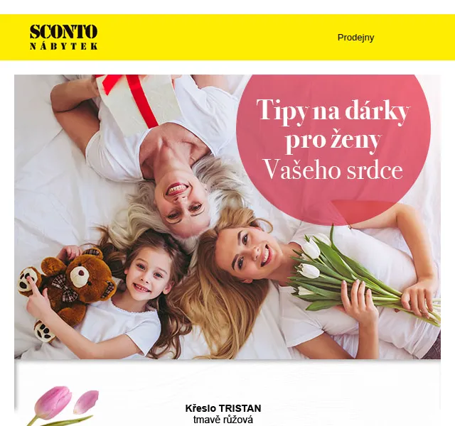 Sconto: Tipy na dárky pro ženy – červen 2026 | Nuslet.cz