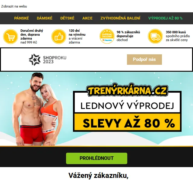 Lukáš z Trenýrkárna.cz: Slevy až 80 % – červen 2026 | Nuslet.cz