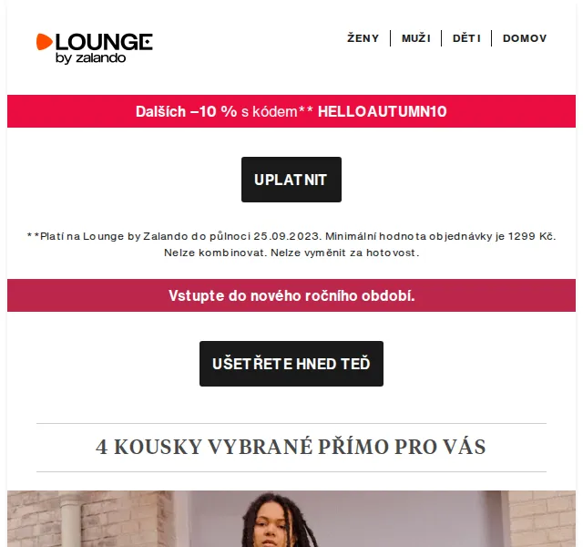 Lounge by Zalando: Levi's, GAP, 4F se slevou až 74 % – září 2026 | Nuslet.cz
