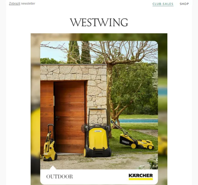 Westwing: Kärcher, Freshly Cosmetics, Westwing Collection – červen 2026 | Nuslet.cz