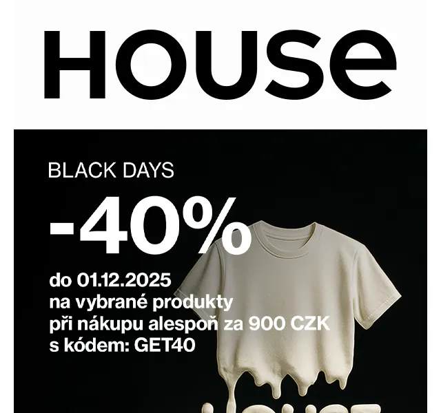 HOUSE: Až -40 % z Black Days – červen 2026 | Nuslet.cz
