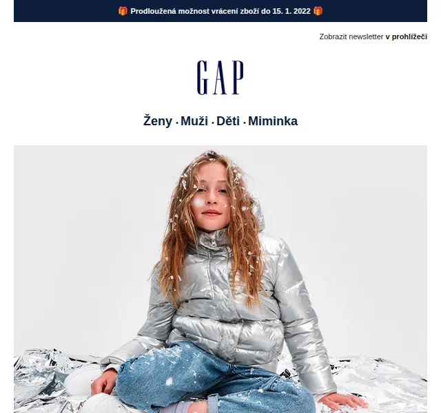 GAPstore: sleva 30 % na dětskou kolekci – červen 2026 | Nuslet.cz