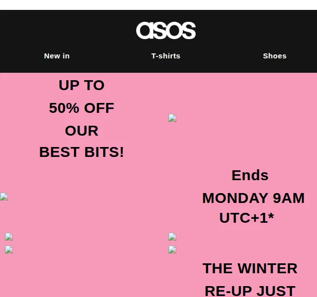 ASOS Sale: Až 50% sleva na zimní kolekci – červen 2026 | Nuslet.cz