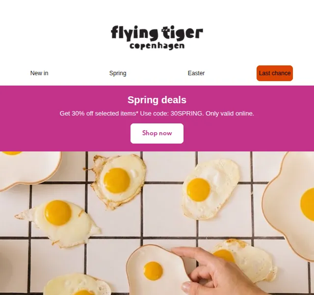 Flying Tiger Copenhagen: Sleva 30 % na vybrané zboží – březen 2026 | Nuslet.cz