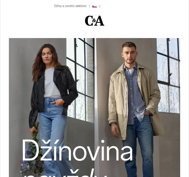 C&A: Jarní džíny a bundy – červen 2026 | Nuslet.cz