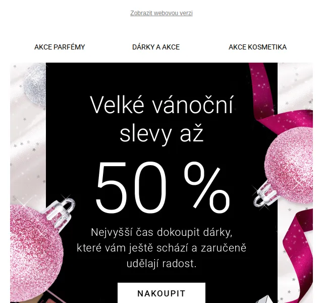 Notino: Vánoční slevy až 50 % – červen 2026 | Nuslet.cz