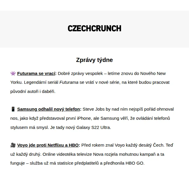 CzechCrunch: Novinky z byznysu a technologií – červen 2026 | Nuslet.cz