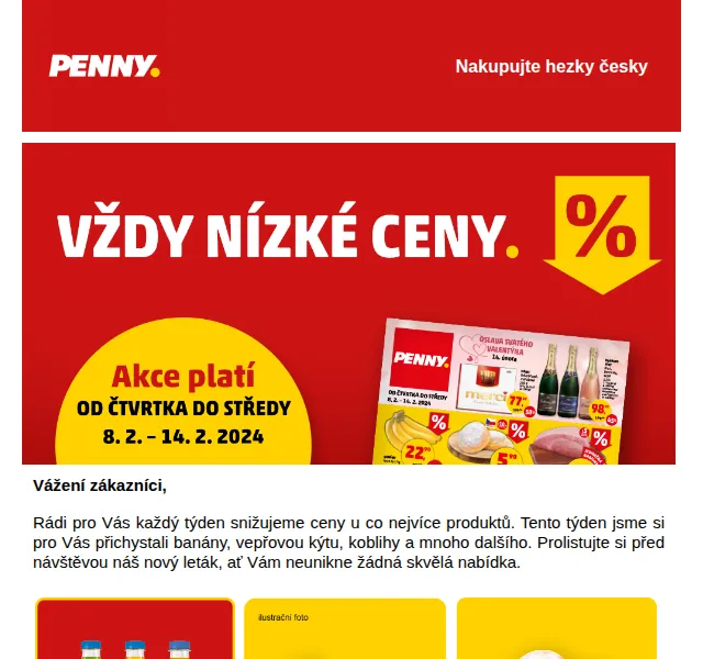Penny: Valentýnská nabídka – slečna sekt a čokolády – únor 2024 | Nuslet.cz