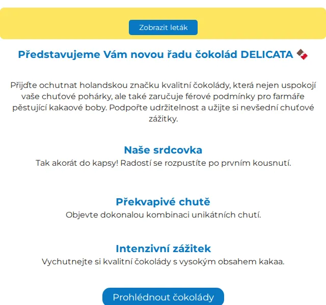 Albert: Nová řada čokolád Delicata – červen 2026 | Nuslet.cz