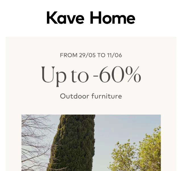 Kave Home Sale: Mimořádná sleva až 60 % na zahradní nábytek – červen 2026 | Nuslet.cz