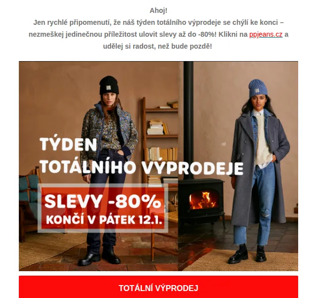 Pepe Jeans: Slevy až -80% ve výprodeji – červenec 2026 | Nuslet.cz